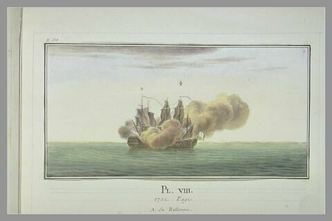 Campagnes de Duguay-Trouin : prise d'un vaisseau de guerre hollandais
