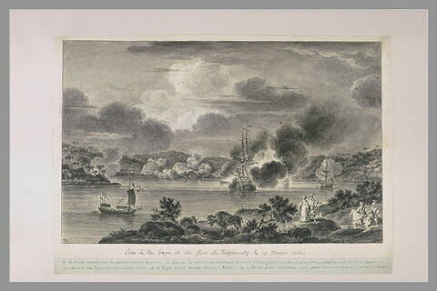 Prise de la baie et du fort Tappanvoly, 1766, image 1/1