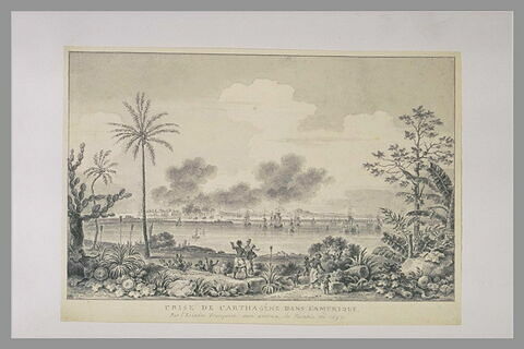 Prise de Carthagène en Amérique en 1697, image 1/1