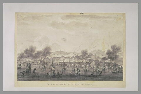 Bombardement de Gênes, en 1684, image 1/1