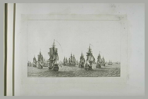Jean Bart rentre à Dunkerque avec la flotte de grains et trois vaisseaux