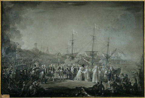 Débarquement de Louis XVIII à Calais, 24 avril 1814, image 1/1