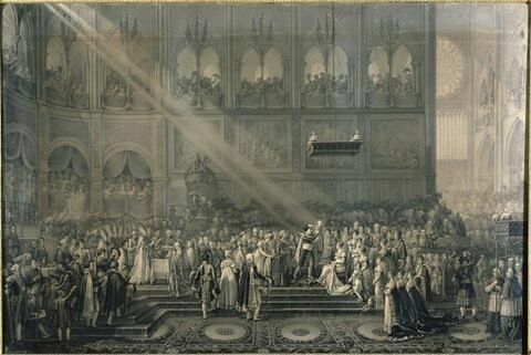 Le baptême du roi de Rome à Notre-Dame le 10 juin 1811