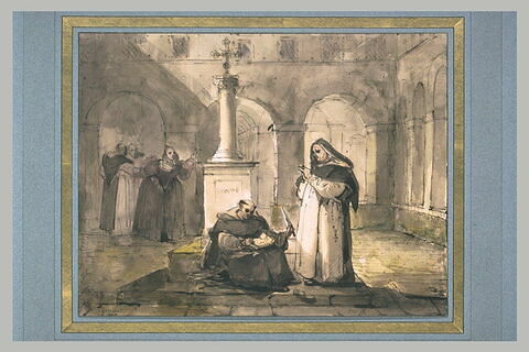 Jacques Clément se préparant à l'assassinat de Henri III, image 1/1