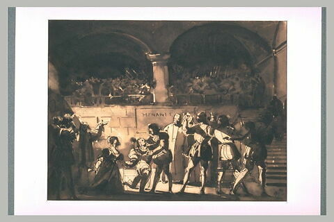 Projet d'un tableau tiré du drame d'Hernani, de Victor Hugo