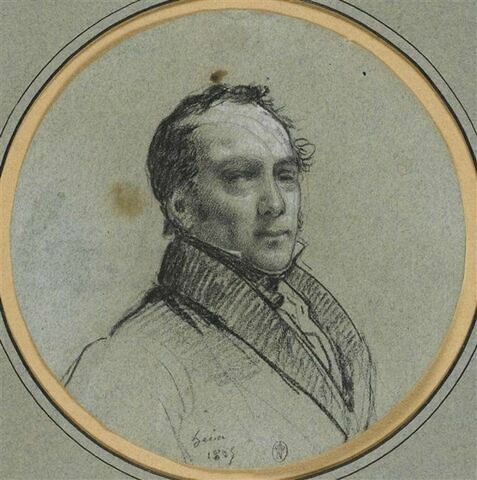 M. Dejuinne, peintre d'histoire, vu en buste, de trois quarts