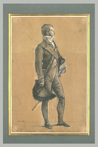 Le baron Desnoyers, graveur, en costume d'académicien, image 1/1