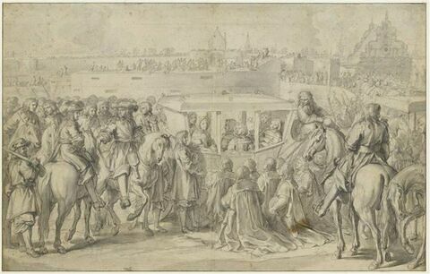 Entrée du roi et de la reine, à Douai, 1667, image 1/1