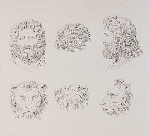 Têtes de Jupiter et têtes de lionnes
