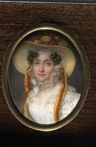 Portrait de la reine Marie Amélie, d'après Winterhalter