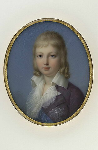 Portrait de Louis dauphin de France, deuxième fils de Louis XVI (1785-1795)