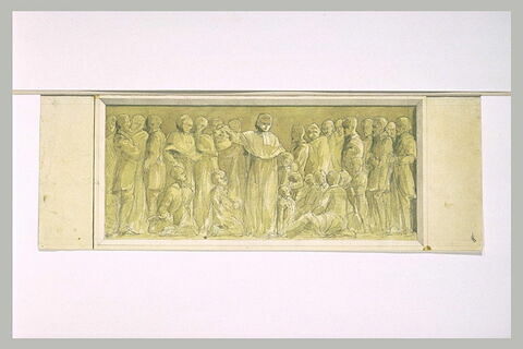 Esquisse pour le bas-relief du monument de Mgr. Dupanloup à Orléans, image 1/1