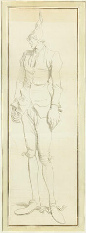 Caricature du peintre Pierre-Charles Jombert