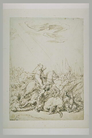 Saint Jacques matamore à la bataille de Clavijo