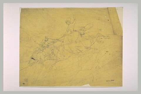 Amazone sautant un ravin, et cavalier tombant, image 1/1