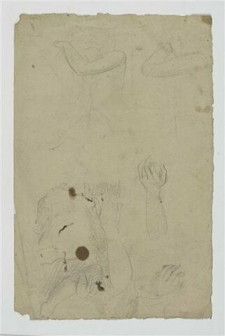 Deux femmes nues, en buste, bras et mains