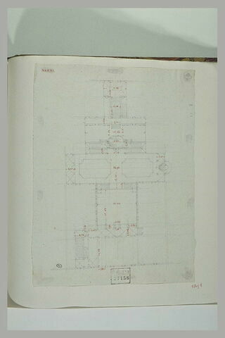Plan d'un édifice à Narni