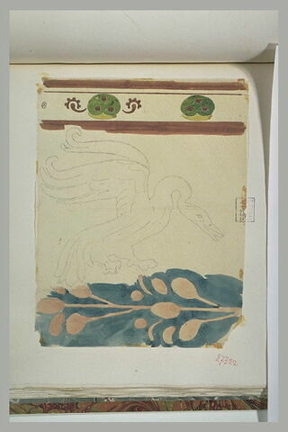 Pompéi : relevé de peinture avec un canard, image 1/1