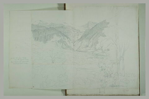 Vue de Brigg et de l'entrée du Simplon, image 1/1