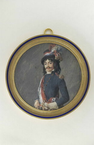 Portrait en miniature du conventionnel Milhaud député à la Convention, image 1/1