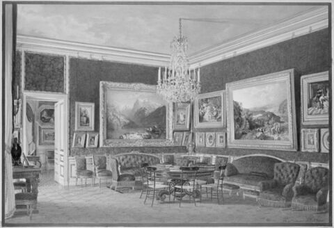 Vue du salon des Dames au palais de Saint-Cloud, image 1/1