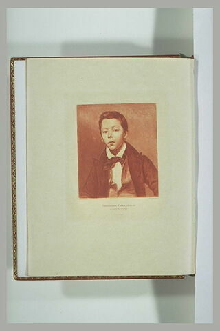 Photogravure représentant T. Chassériau à l'âge de douze ans, image 1/2
