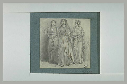 Trois femmes drapées, de face, image 1/1