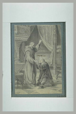Louis XI aux pieds de Saint-François de Paule
