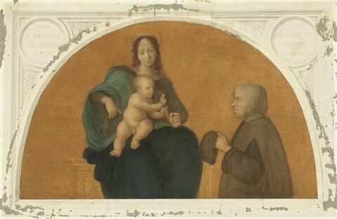 La Vierge, copie d'après Léonard de Vinci, image 1/1