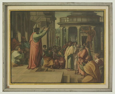 La Prédication de Saint Paul, copie d'après Raphaël, image 1/1
