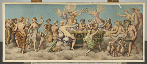 Le festin des Dieux, copie d'après Raphaël, image 1/1