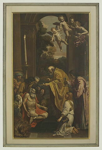 La Communion de saint Jérome, copie d'après Le Dominiquin, image 1/1