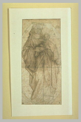Vierge debout tenant l'Enfant, image 1/1