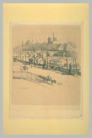Vue des bords de la Seine près du Pont-Neuf, image 2/2