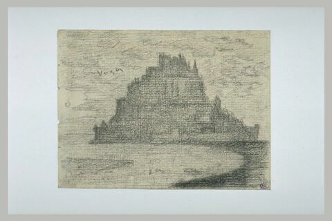 Le Mont-Saint-Michel dans la brume
