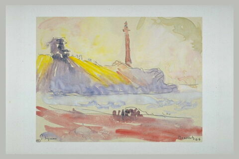 Le phare de Biarritz en 1906