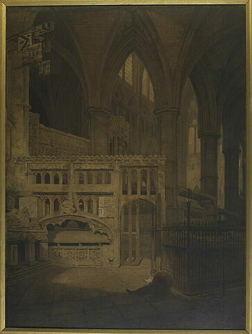 Vue de la chapelle Saint Paul à Westminster Abbey