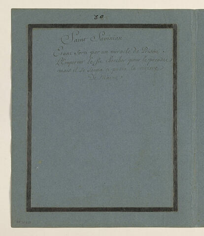Annotation manuscrite : 'Saint Savinian...', image 1/2