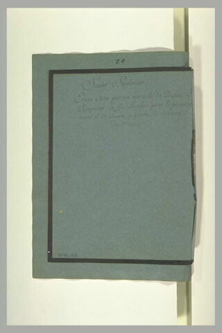 Annotation manuscrite : 'Saint Savinian...', image 2/2