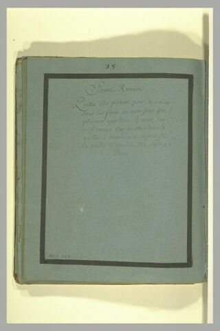 Annotation manuscrite : 'saint Romain...', image 2/2