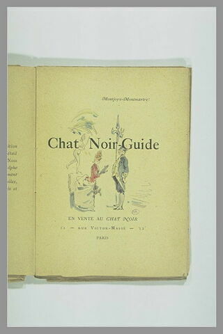Page du Chat Noir - Guide : femme s'adressant à un garde suisse