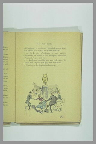 Page 15 du Chat Noir - Guide : figures dansant autour du Veau d'or