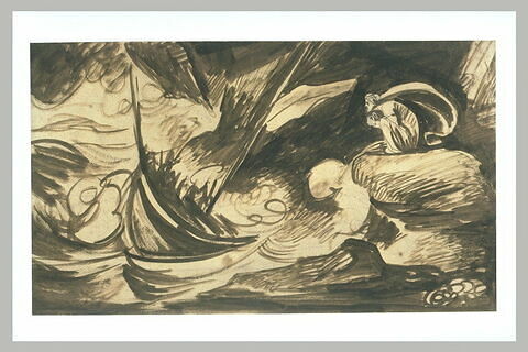 La sorcière de Laponie observant un naufrage dans la tempête, image 1/1
