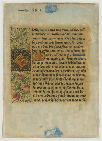 Texte manuscrit, image 1/2