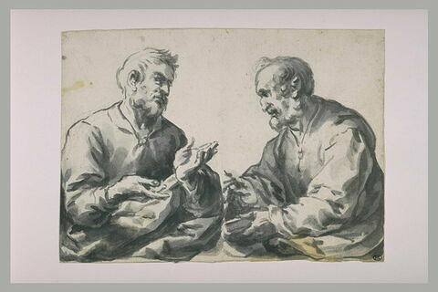Deux apôtres ou deux saints (?), image 1/1