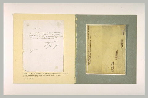 Lettre manuscrite de E. Gatteaux à Th. Chasseriau, image 2/2
