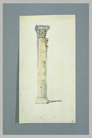 Athènes, colonnes du temple de Zeus olympien ou Olympéion