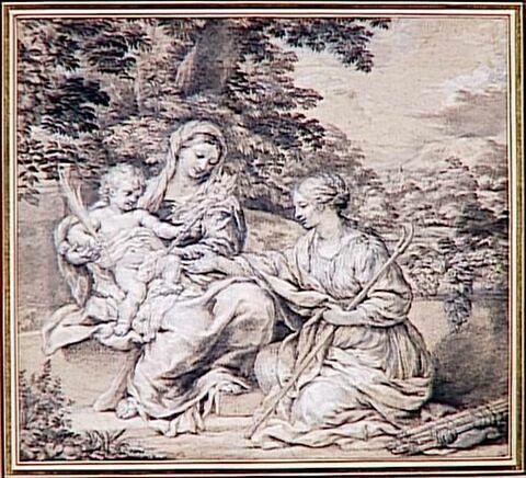 La Vierge, l'Enfant et sainte Martine, image 1/1