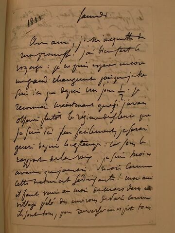 (5 mars 1842), de Frépillion, à J.B. Pierret, image 1/3