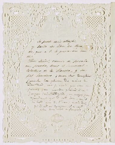 30 oct. 1876, Léon, à M. Templier, passages autographes du baron Davillier, image 2/4